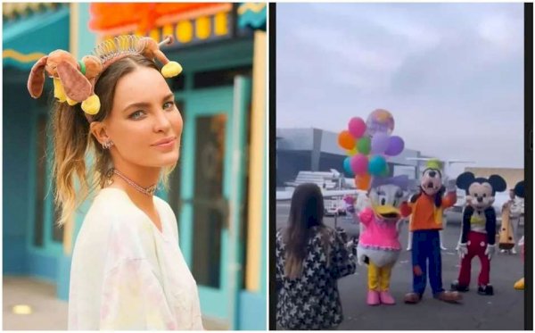 Sorprenden A Belinda Con Mariachis Y Botargas De Disney Por Su