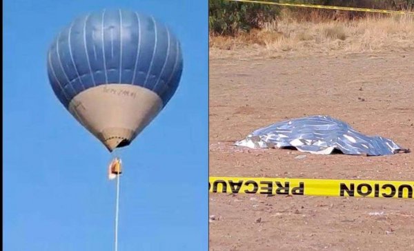 Oficial un muerto y 2 heridos en incendio de globo en Teotihuacán La