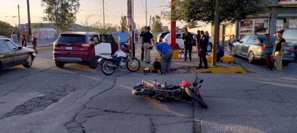 Resulta Mujer Motociclista Herida Al Ser Embestida Por Veh Culo La