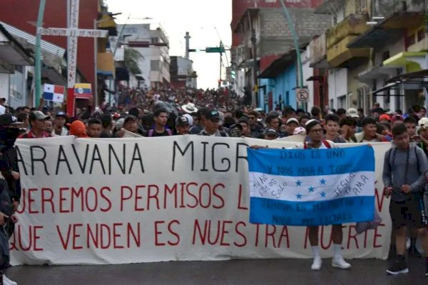 Parte desde Tapachula nueva caravana de migrantes La Opción de Chihuahua