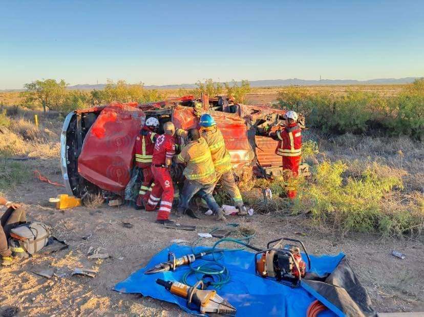 Se Registra Volcadura En Tramo Carretero Janos Aguaprieta La Opci N