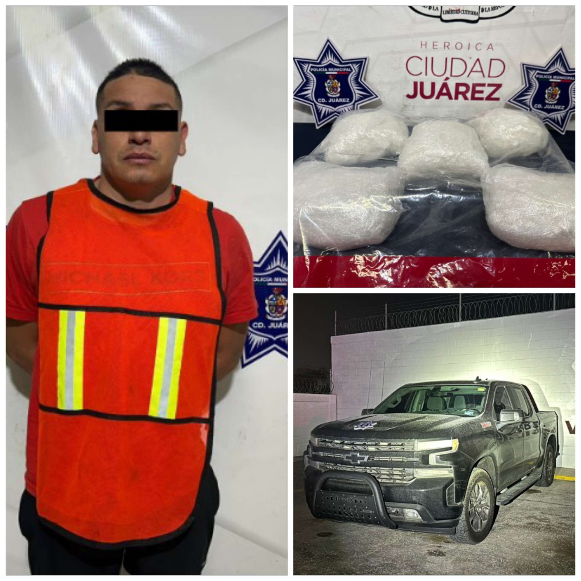 Lo atrapan en posesión de 5 kilos de cristal La Opción de Chihuahua