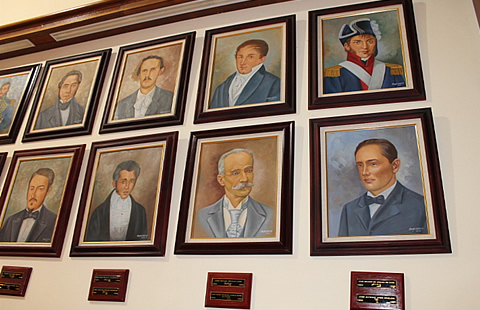 Falta pintura de José Joaquín Calvo en Salón Gobernadores del Palacio de Gobierno