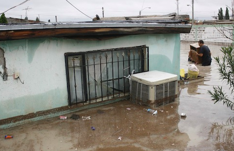 Evalúan autoridades de los tres niveles afectaciones por lluvias en Ciudad Juárez