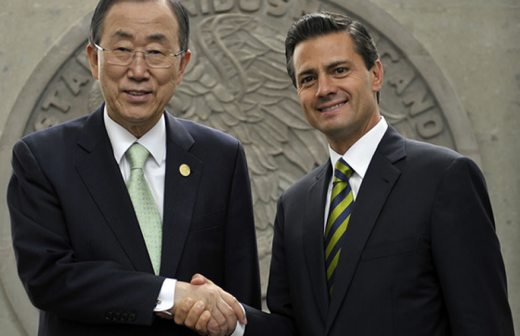 Abordan EPN y Ban Ki-moon temas sobre derechos humanos y seguridad