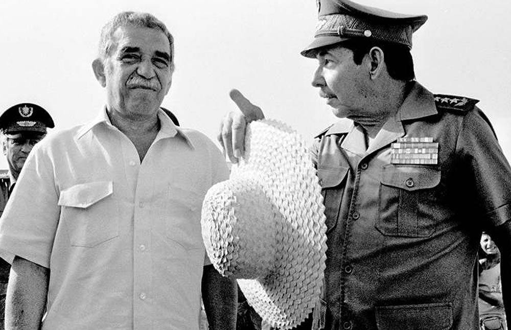 Con Raúl Castro, el 13 de julio de 1986