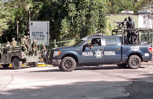Agreden con granadas a agentes de la PF en Chilpancingo