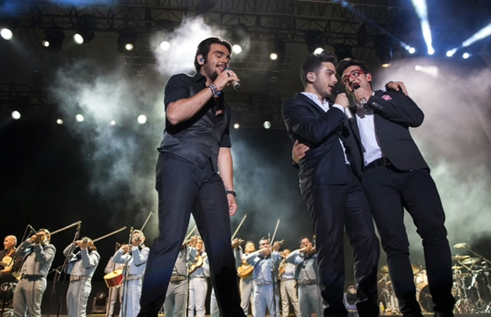 Piero Barone, Ignazio Boschetto y Gianluca Ginoble