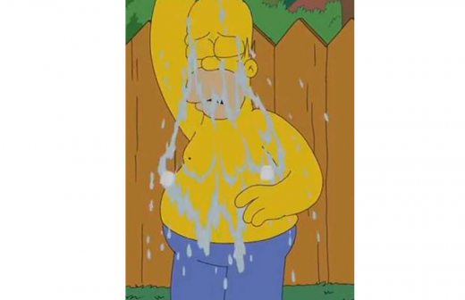 Se une Homero Simpson al Ice Bucket Challenge