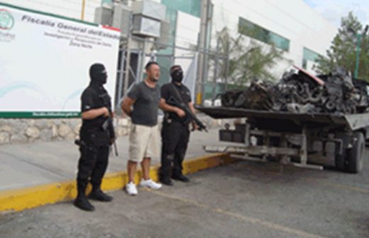 Hallan autopartes de 7 vehículos robados en yonke de Juárez