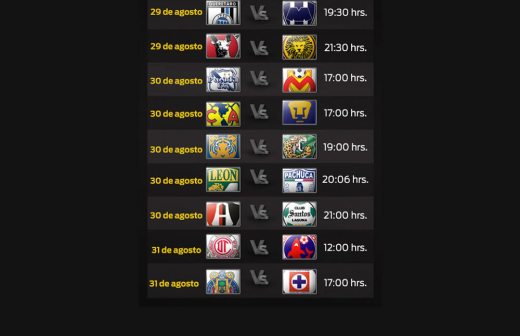 Checa los horarios de la Jornada 7 de la Liga MX