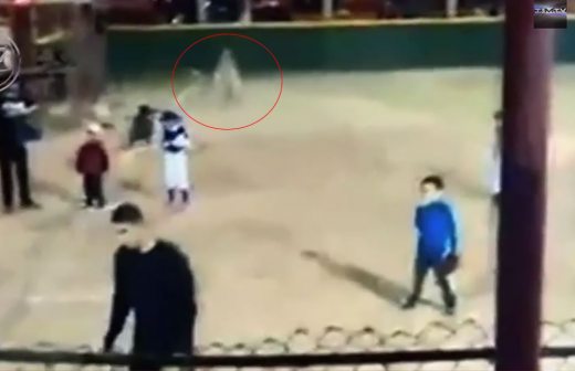 Causa polémica supuesto ser de luz en parque de béisbol de Ciudad Juárez
