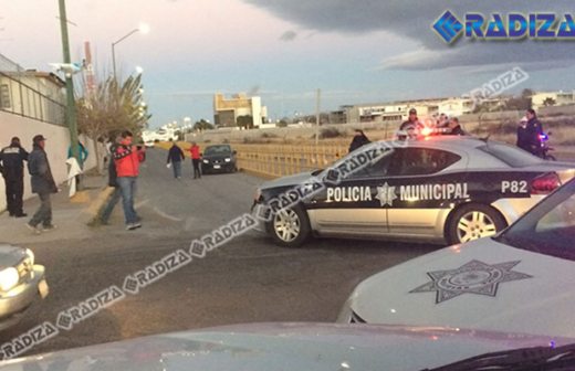 Choca patrulla a particular en Delicias