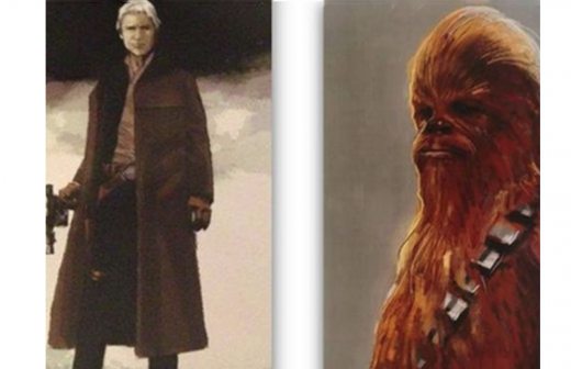 Filtran nuevo look de Han Solo y Chewbacca en Star Wars