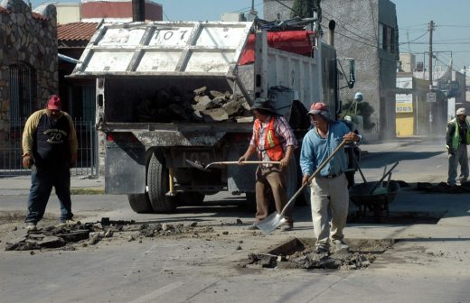 Invierten 16 mdp en bacheo durante el primer semestre del año en Juárez