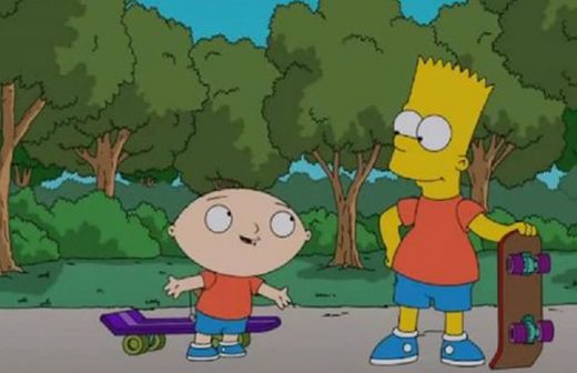 Lanzan avance del crossover de Los Simpson y Family Guy