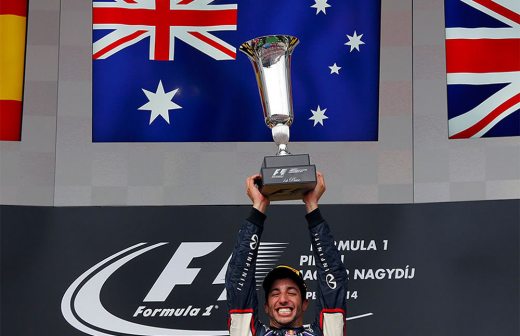 Ricciardo conquista el GP de Hungría; Checo y Esteban abandonan
