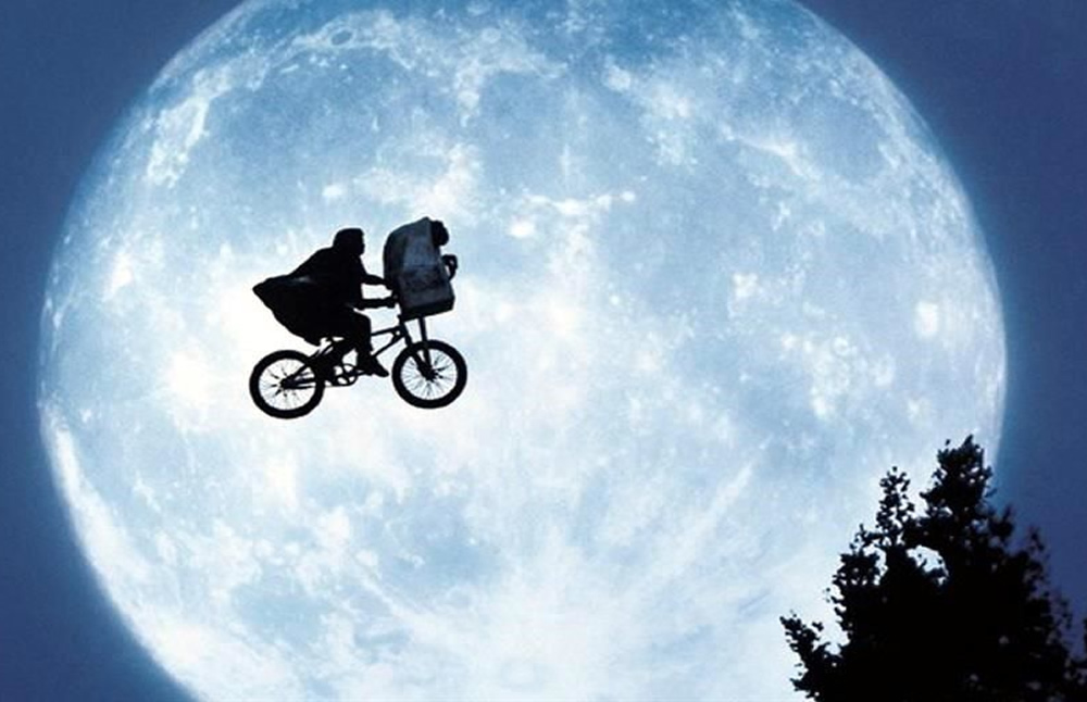 Bicicleta con canasta de E.T.