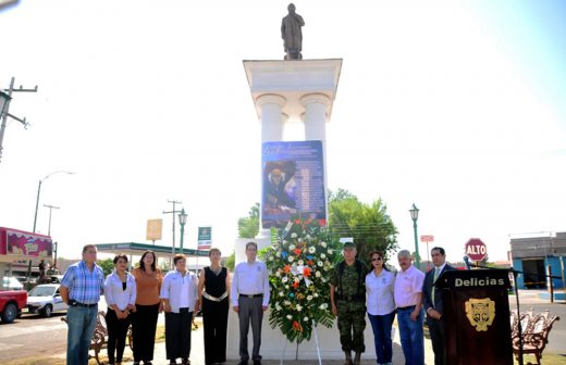 Conmemoran en Delicias el 203 aniversario del sacrificio de Miguel Hidalgo
