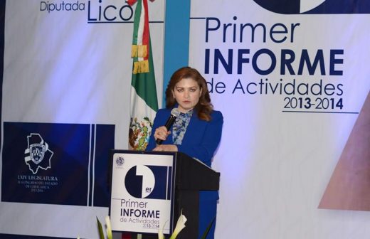 Rinde Ana Gómez Licón su primer informe de actividades 