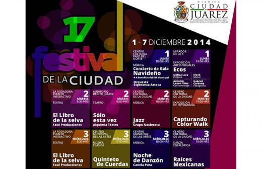 Está todo listo para el inicio del Festival de Ciudad Juárez 