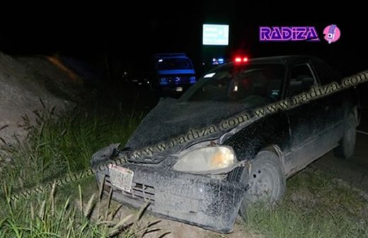 Deja sólo daños materiales choque en carretera a Boquilla 