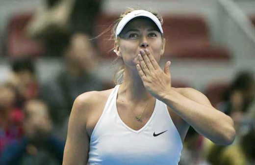 Avanza Sharapova en Abierto de China