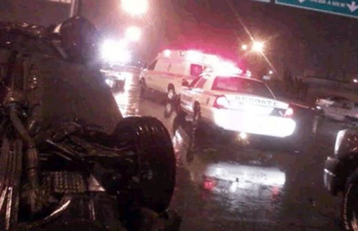 Deja tres lesionados volcadura en Ciudad Juárez 