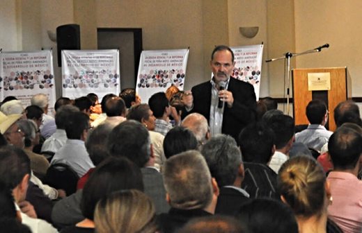 Ofrece Gustavo Madero conferencia a panistas sobre deudas y fallidas reformas de EPN