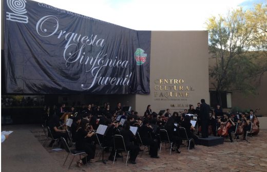 Ofrece la orquesta sinfónica juvenil del Cobach concierto en Paquimé