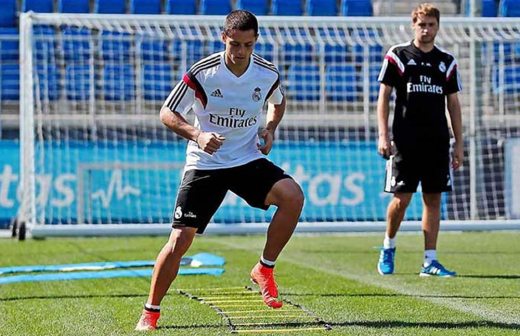 Tiene Chicharito su primer entrenamiento con el Real Madrid