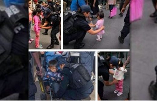 Gendarmería se estrena revisando niños y carriolas en el Zócalo