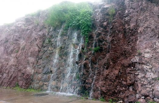 Provoca fuga de agua impresionante cascada en el Teófilo Borunda
