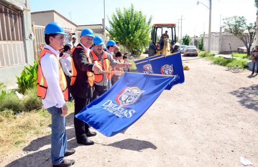 Encabeza Beltrán del Río arranque de obras en colonia de Delicias