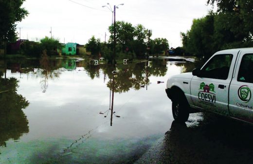 Realiza Coesvi recorridos en zonas afectadas por lluvias