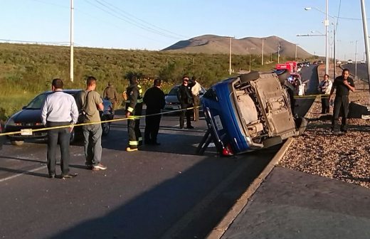 Identifican al fallecido al chocar con poste y volcar en la rúa a Juárez