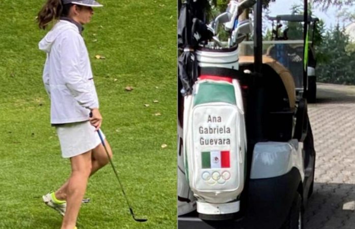 Gran polémica por foto de ana guevara jugando golf en hora laboral