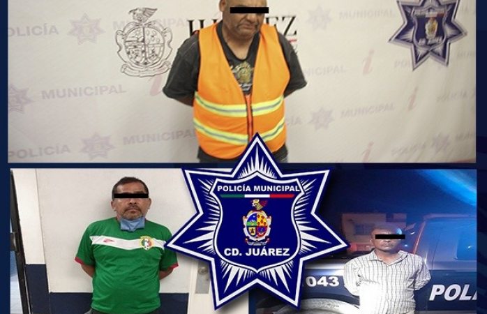 Arrestan a tres por violencia familiar