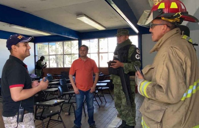 Evacuan cbtis 147 por amenaza de bomba en Guanajuato