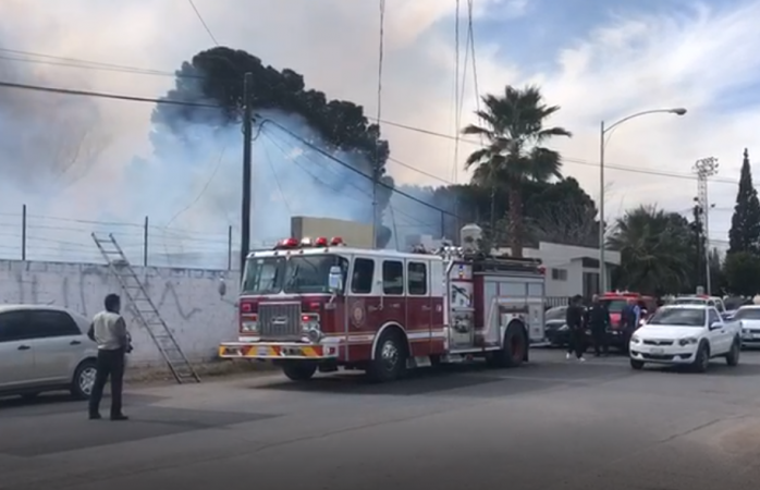 Evacuan guardería luego de un incendio