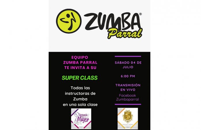 Harán súper clase virtual de zumba mañana