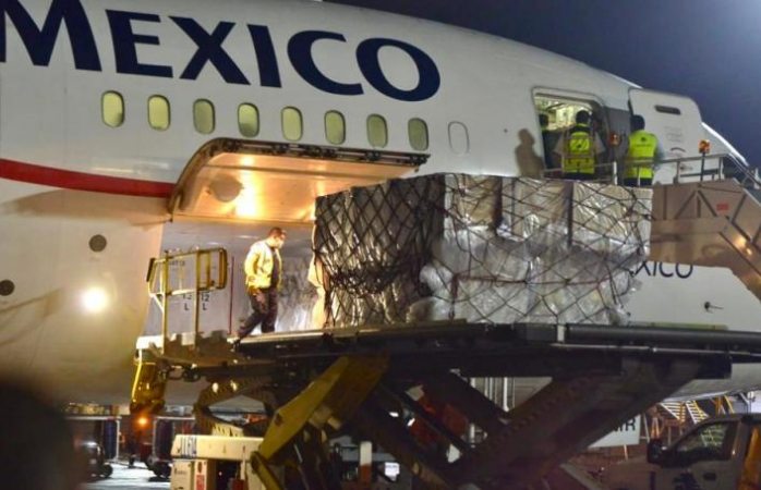 Llegan a México respiradores para pacientes covid hospitalizados en issste