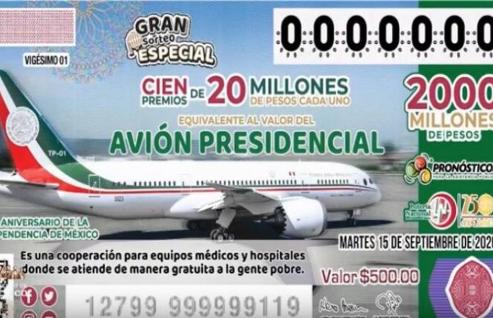 Reinicia venta de cachitos para rifa del avión presidencial