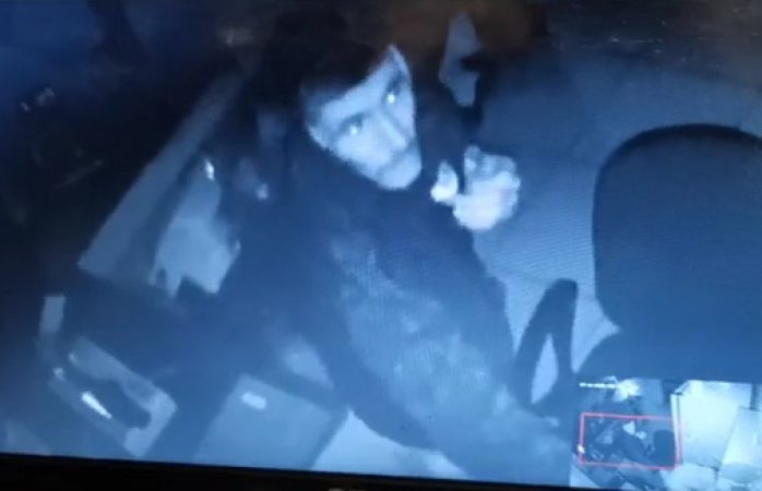 Captan a sujeto robando restaurante