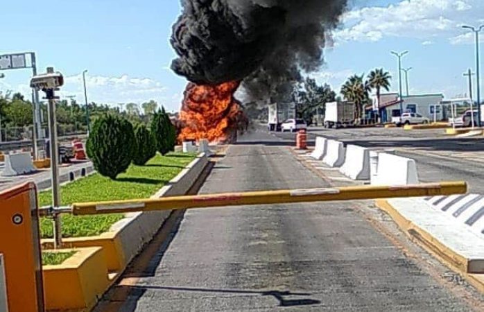 Queman patrulla en caseta de Saucillo