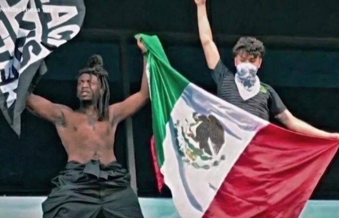 Mexicanos se unen a protestas vs racismo en EU