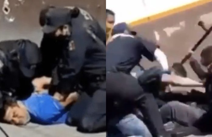Le propinan brutal golpiza por no traer cubrebocas en Guanajuato 