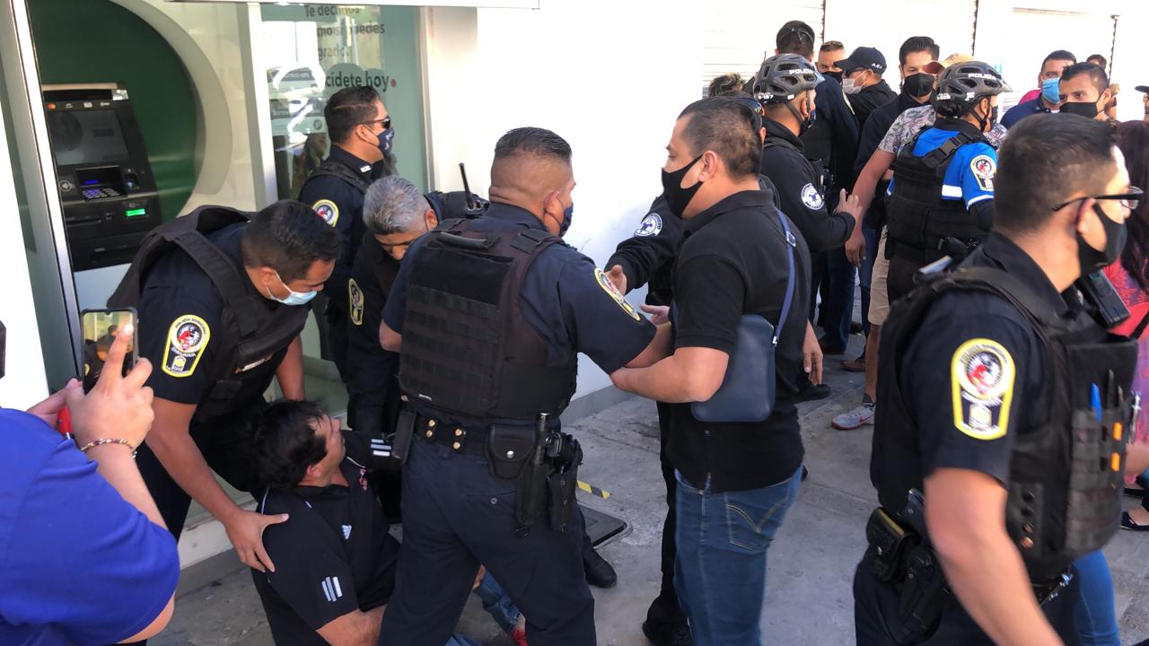 Detención de atrincherados