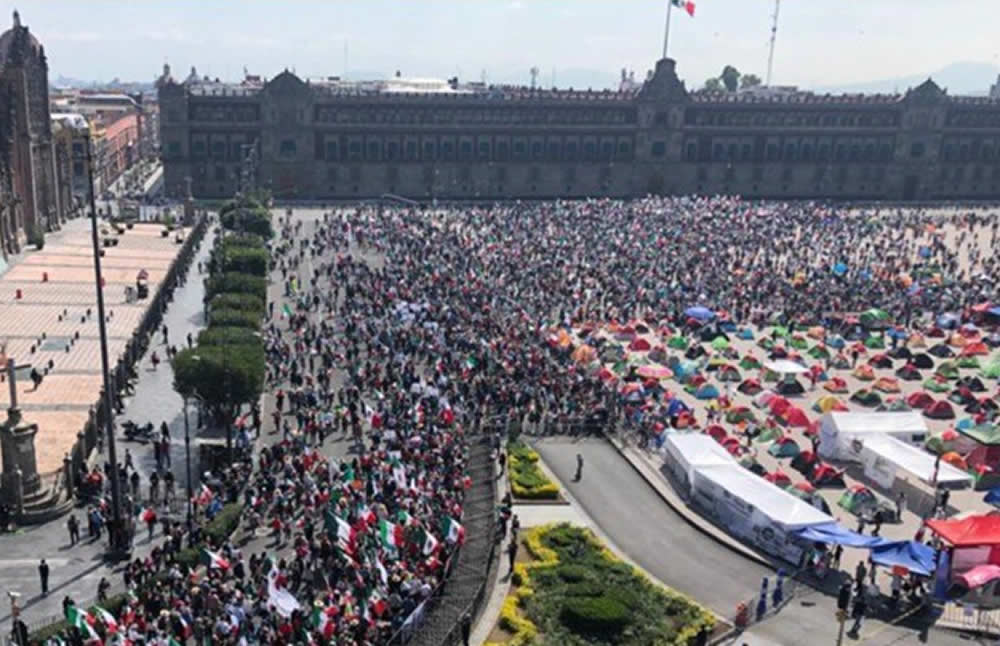 Quieren grupo de autodefensa para el campamento