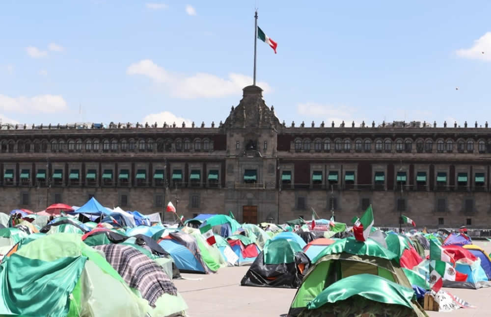 Quieren grupo de autodefensa para el campamento